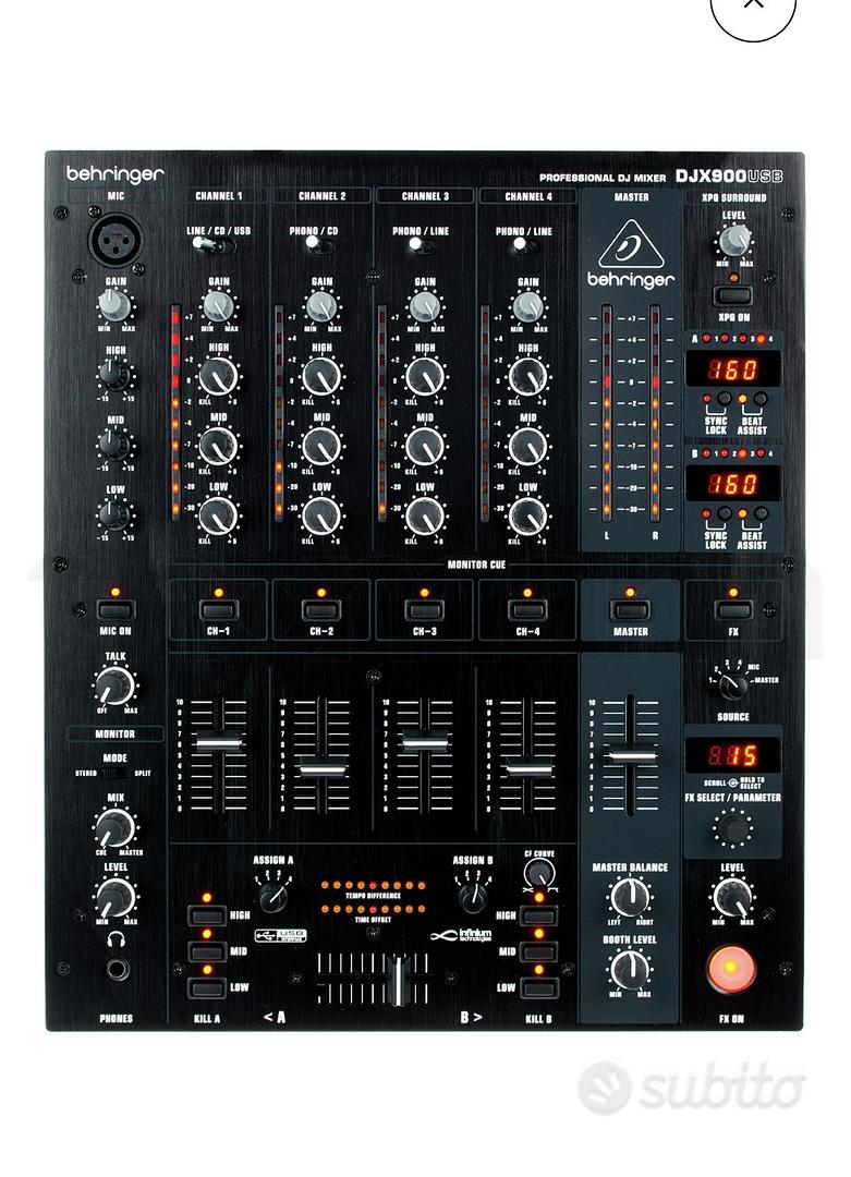 Behringer DJX900 USB - Audio/Video In vendita a Catania