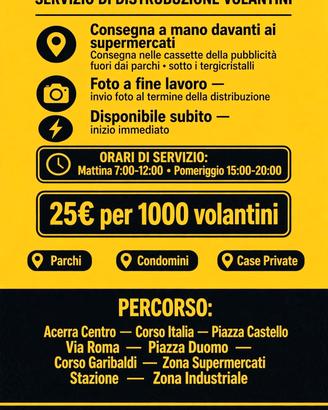 Volantini Acerra Centro Stazione Supermercati