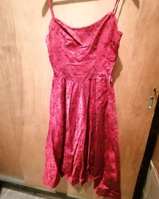 Vestito molto elegante raso di seta anni 50