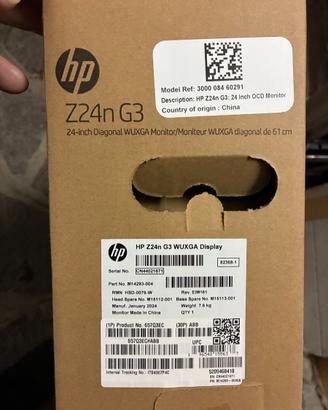 Monitor HP, mod. Z24n G3 WUXGA