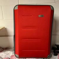 Trolley tessuto rosso