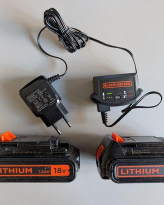 Batterie e caricabatterie trapano Black&Decker