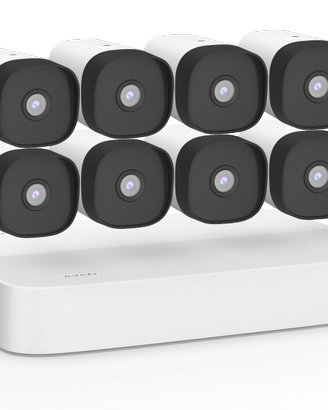 Kit videosorveglianza Tenda K8P-4TR NVR+8 TLC 4MP
