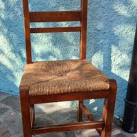 6 sedie rustico campagnolo 