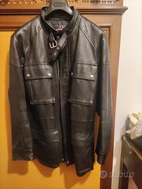 giacca da uomo pelle stile Belstaff XL 