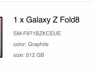 Fold 8 516gb