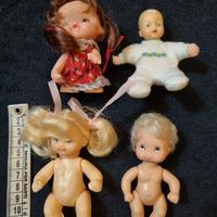 Set di 4 bambole vintage anni 90