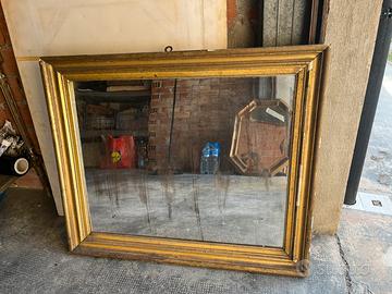 Specchiera 800 con cornice originale foglia argent