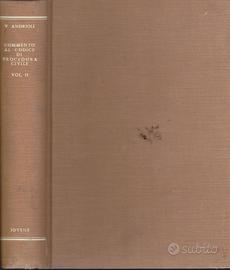 Andrioli Commento al codice di procedura civile 2°