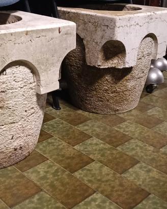 4 vasi in marmo anni 70 