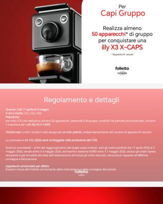 Macchinetta del caffè illy x3 xcaps