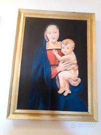 Quadro Madonna con bambino