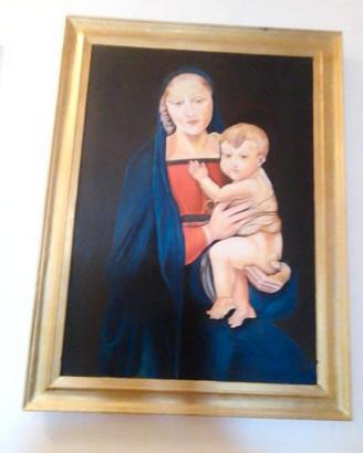Quadro Madonna con bambino