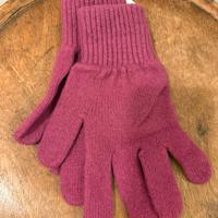 Guanti in Cashmere 100% colore viola