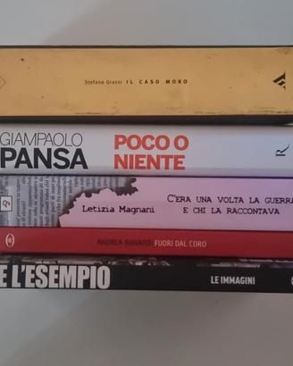 Lotto 5 Libri Inchieste e Storia (Pansa)
