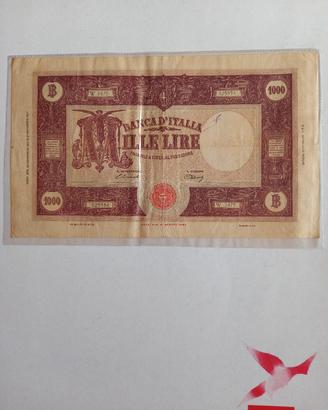 Banconota 1000 lire grande "M" 1947