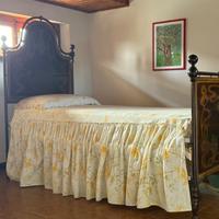 Letto singolo vintage stile Liberty in ferro decor
