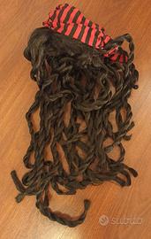 Parrucca capelli lunghi Carnevale