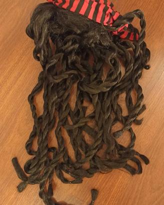 Parrucca capelli lunghi Carnevale
