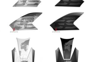 Kit Adesivi resina 3D Resistente BMW R1200GS 13-16