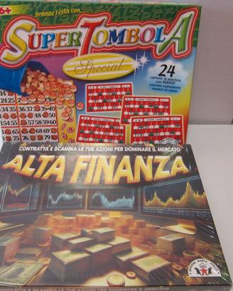 2 GIOCHI TOMBOLA + ALTA FINANZA COMPLETI