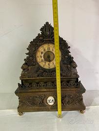 Antico orologio pendola da camino