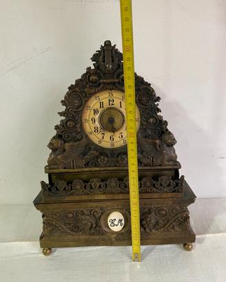Antico orologio pendola da camino