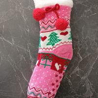 CALZETTONI NATALIZI ANTISCIVOLO IMBOTTITI DONNA