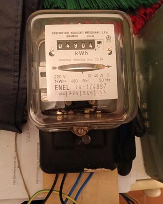 Contatore Enel Vintage