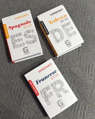 Lotto ( o separati) 3 Dizionari Mini Garzanti