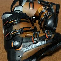 Scarponi da Sci Salomon numero 26 nero arancio