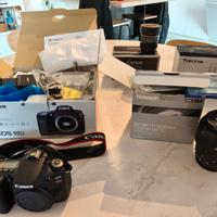 Canon Eos 90D con diverse ottiche