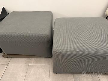 Due pouf lettini
