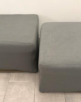 Due pouf lettini