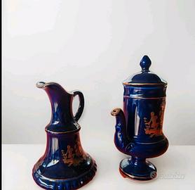 caffettiera in porcellana vitage