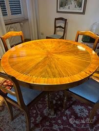 Tavolo tondo + prolunghe