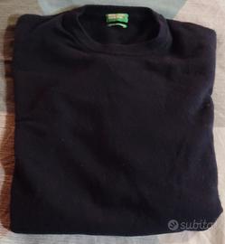 maglione uomo Benetton blu taglia M