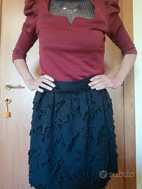 Set gonna e magliette taglia M look natale feste