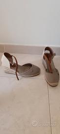 sandalo espadrillas con zeppa