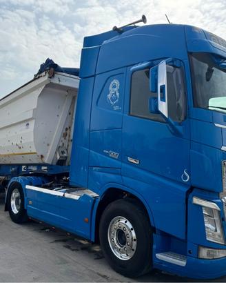 TRATTORE VOLVO FH 500 + SEMIRIMORCHIO RIBALTABILE