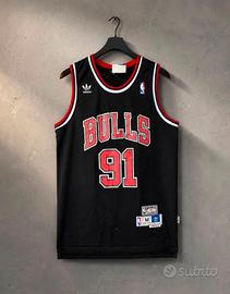 rodman chicago bulls adidas nba basket vintage M