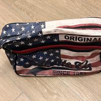 Borsa a tracolla Alcott con bandiera Stati Uniti