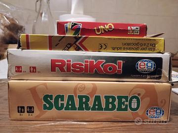 Risiko Cluedo Scarabeo Uno