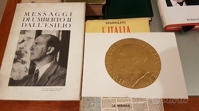 Savoia autografo Vittorio Emanuele ll e segretari