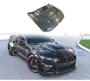 COFANO FORD MUSTANG 15-17 LOOK GT500 KR ALLUMINIO