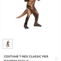 costume carnevale t rex 
