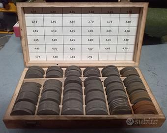 CASSETTA SERIE SPESSORI REGOLAZIONE VALVOLE PUNTER