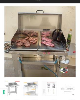 Barbecue Acciaio inox professionale