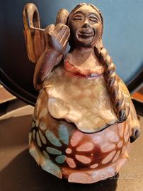 statuetta chulucanas Perù artista Chero 