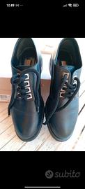 scarpe come nuove,  in pelle nere n.37